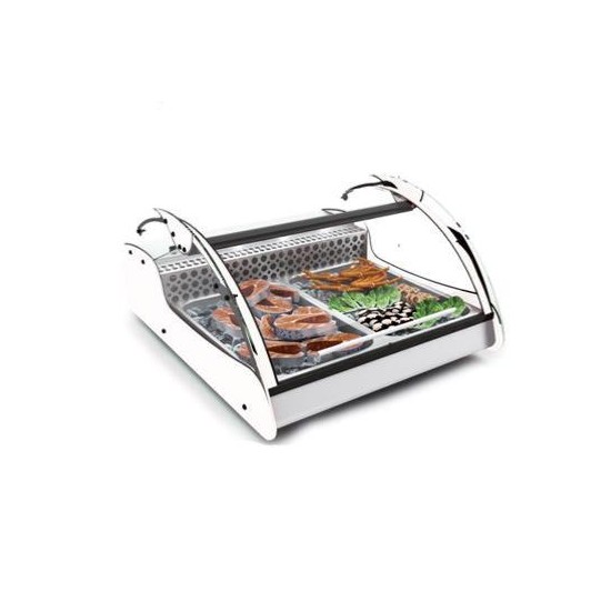 Vitrine réfrigérée spéciale Poissons 2GN11 XL VX2 Sayl-mondialchr.com