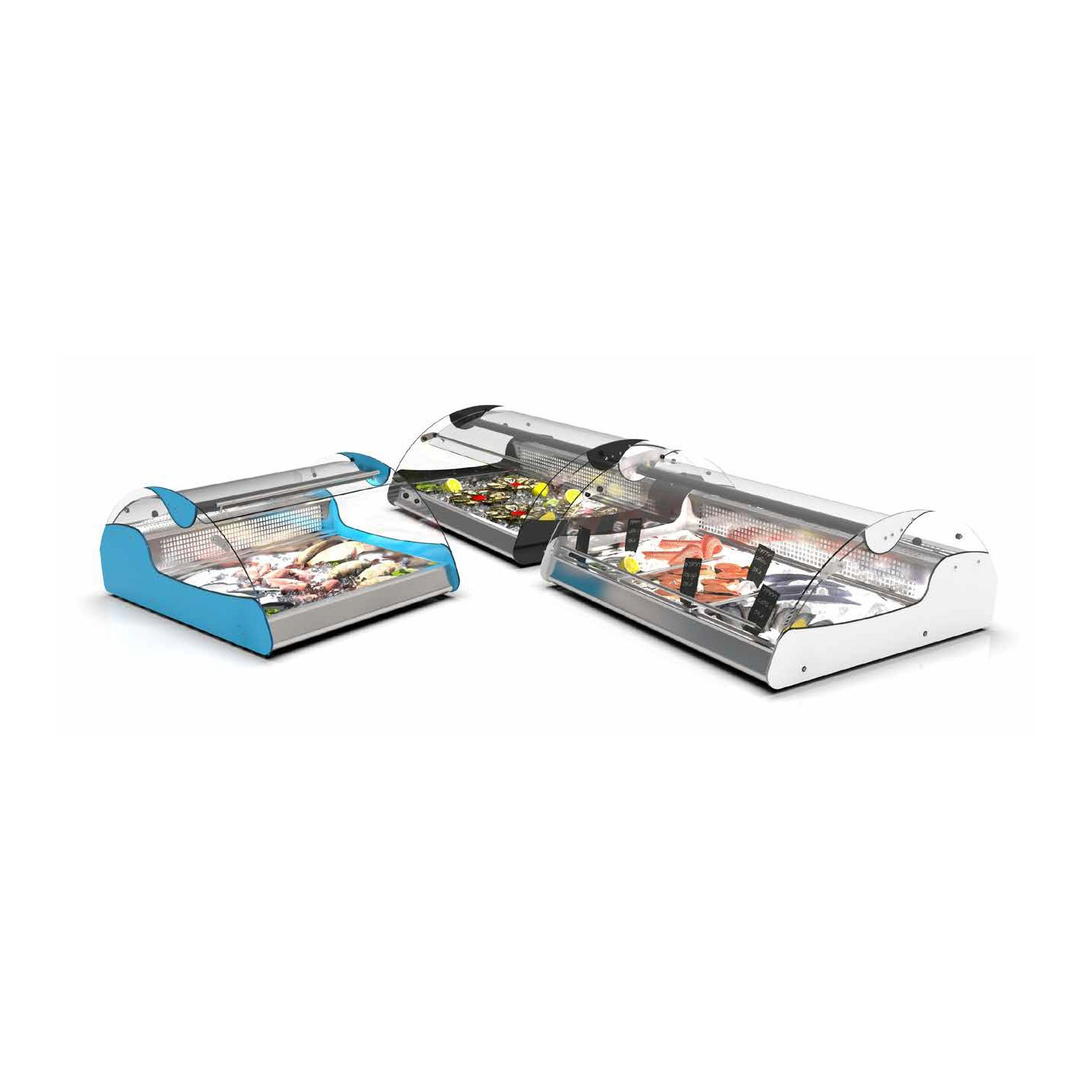 Vitrine réfrigérée spéciale Poissons 3GN11 XL VX3 Sayl-mondialchr.com