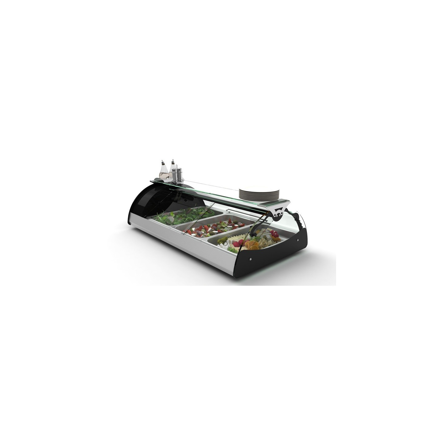 Vitrine réfrigérée à Tapas 3GN1 1 MAXISELF VMX3E Sayl-mondialchr.com
