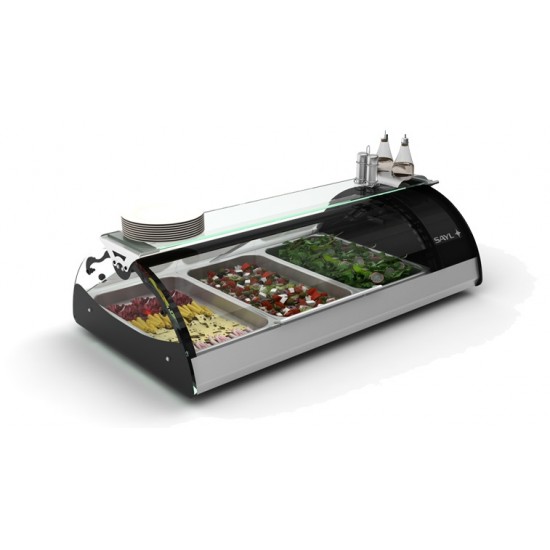 Vitrine réfrigérée à Tapas 3GN1 1 MAXISELF VMX3E Sayl-mondialchr.com