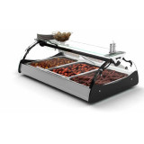 Vitrine chauffante 3GN1 1 MAXISELF Bain Marie CMX3E Sayl-mondialchr.com