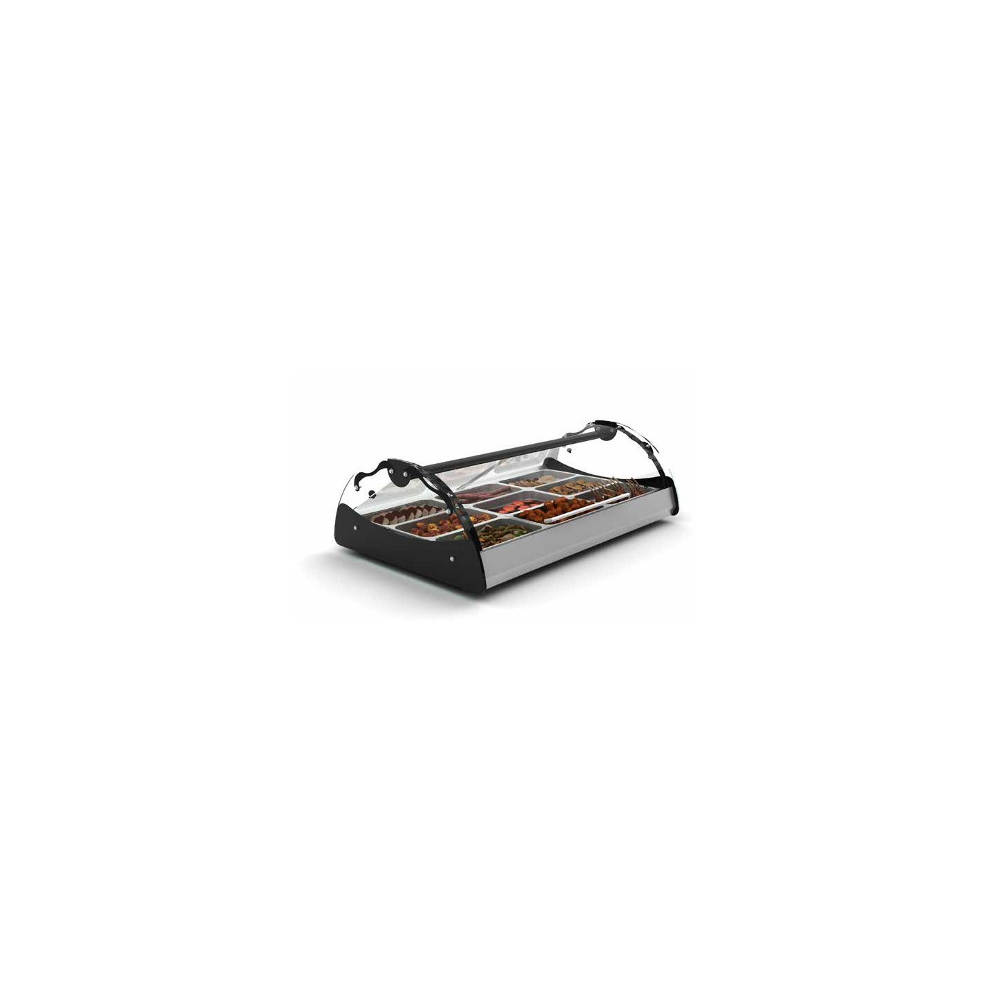 Vitrine chauffante 3GN1 1 MAXISELF Bain Marie CMX3E Sayl-mondialchr.com