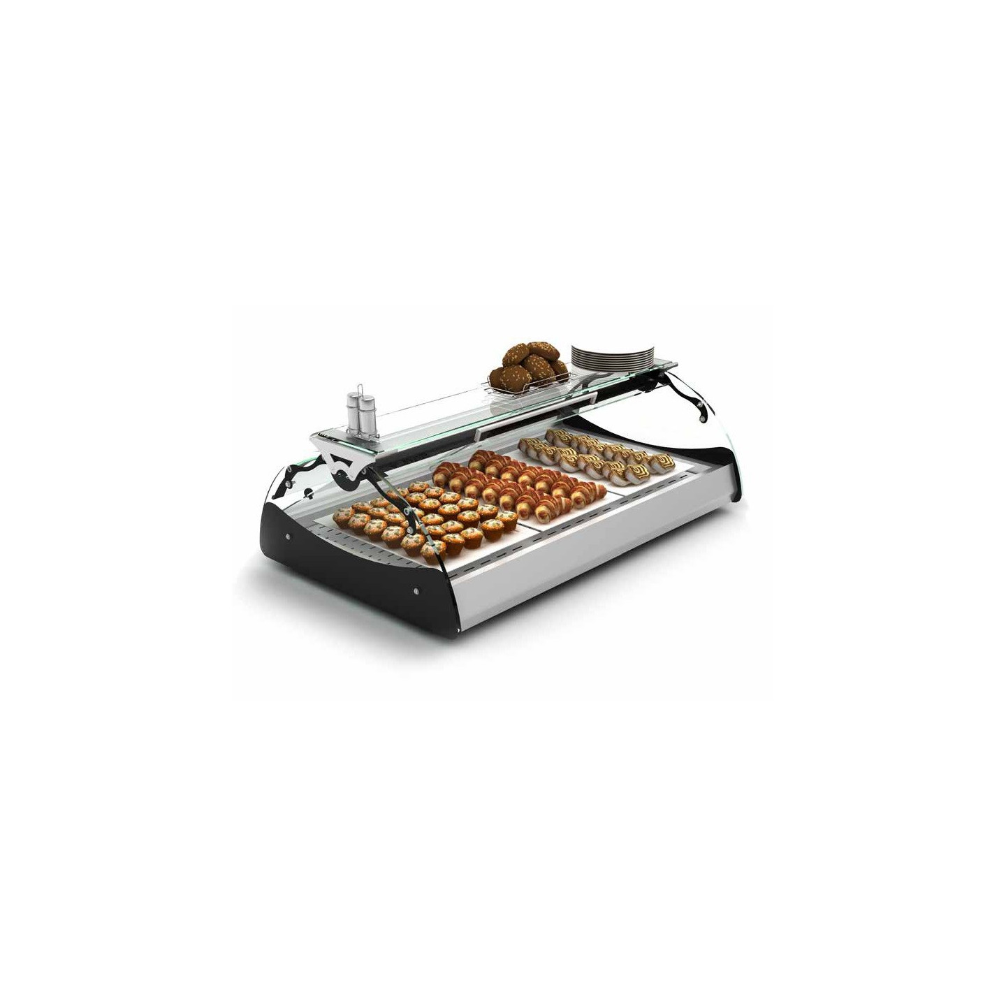 Vitrine chauffante 1020mm MAXISELF SAHARA CSMX3E Sayl-mondialchr.com