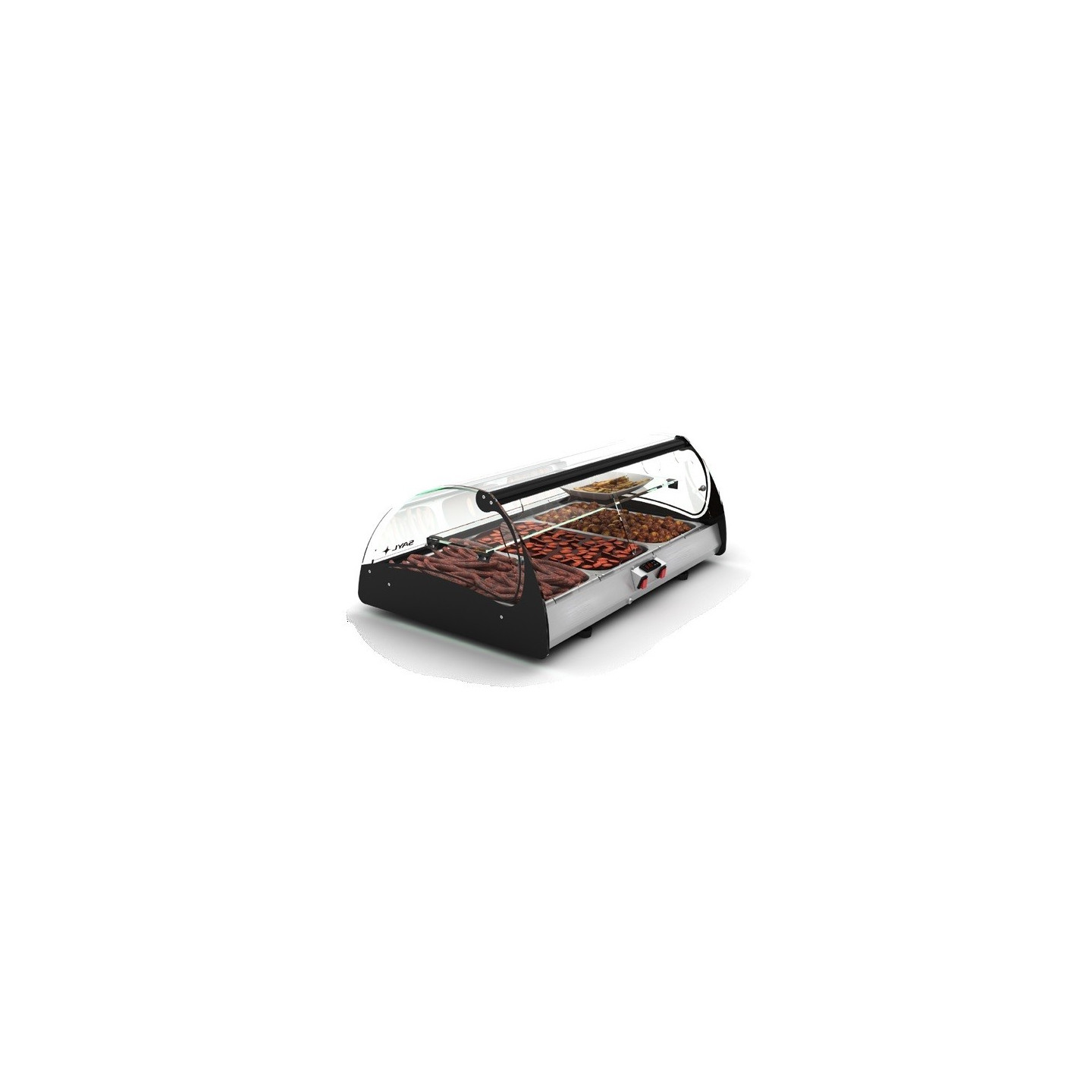 Vitrine chauffante 3GN1 1 SPLENDID Bain Marie CS2 Sayl-mondialchr.com