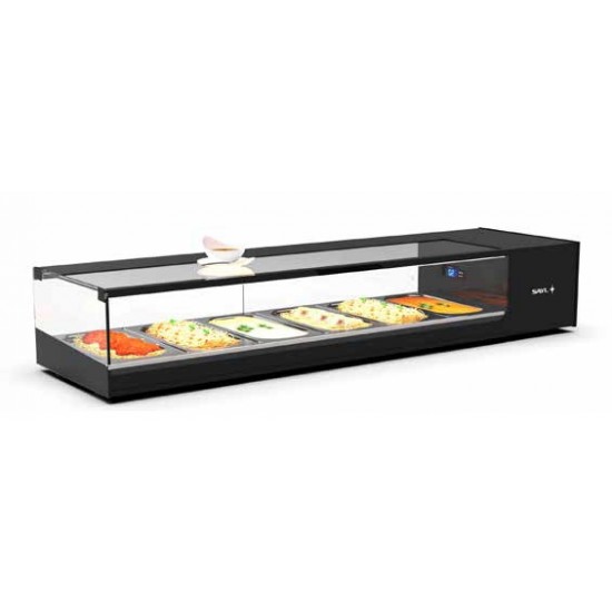 Vitrine réfrigérée à Tapas 6GN1 3 LOGIC TAPAS VTLG6 Sayl-mondialchr.com