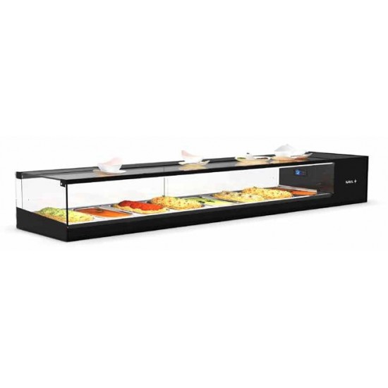 Vitrine réfrigérée à Tapas 8GN1 3 LOGIC TAPAS VTLG8 Sayl-mondialchr.com