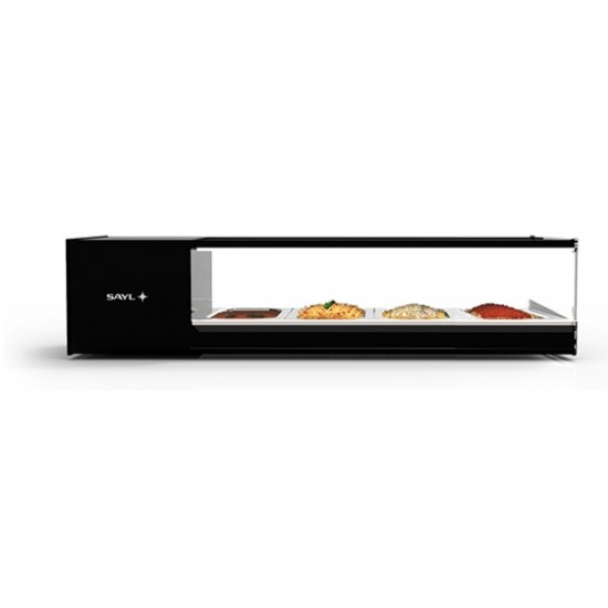 Vitrine réfrigérée à Tapas 4GN1 3 LOGIC TAPAS VTLG4I Sayl-mondialchr.com
