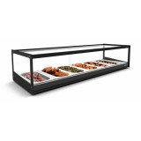 Vitrine chauffante CALENTADOR LOGIC 1P Bain Marie CLO4BL Sayl-mondialchr.com