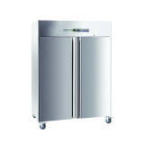 ARMOIRE REFRIGEREE NEGATIVE INOX 1400L, 2 PORTES, GAZ R290