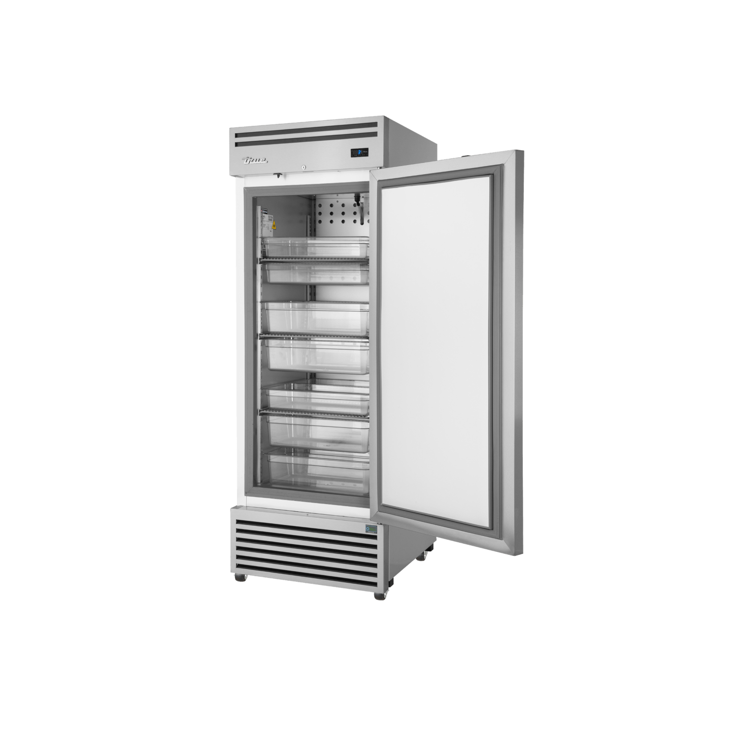 Armoire Réfrigérateur GN2 1 Inox 1porte pleine True-mondialchr.com