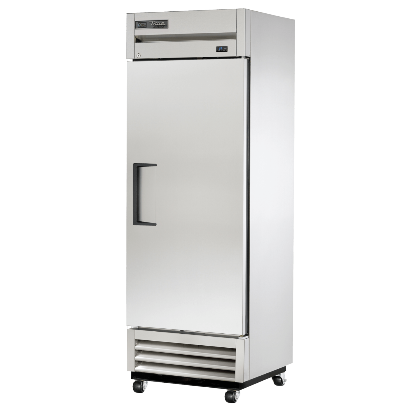 Armoire réfrigérée positive Inox 1porte pleine 350L True-mondialchr.com