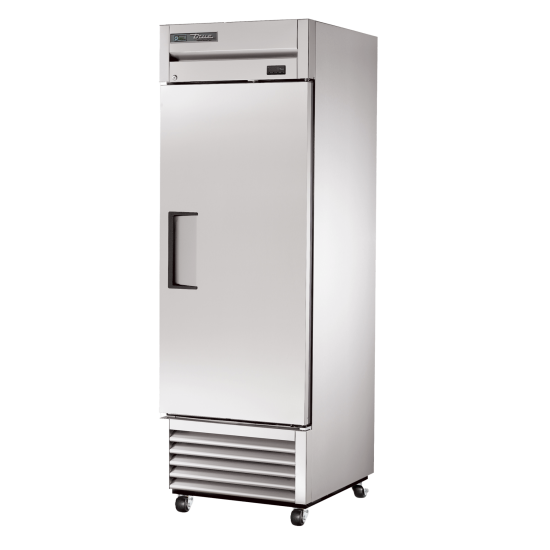 Armoire réfrigérée positive Inox 1porte pleine 438L True-mondialchr.com