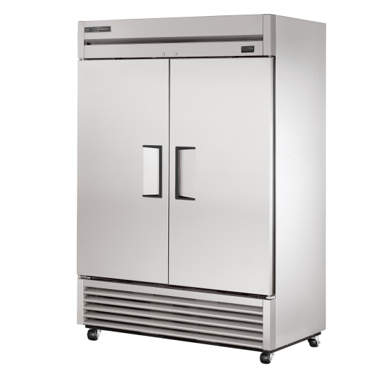 Armoire réfrigérée positive Inox 2portes pleines 914L True-mondialchr.com