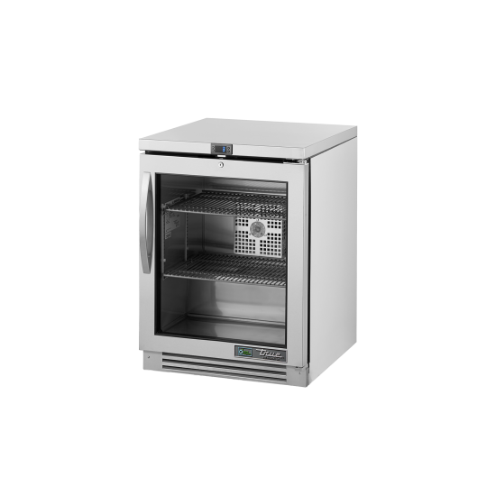 Sous-comptoir encastrable positif 1porte vitrée 94L True-mondialchr.com