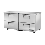 Sous-comptoir encastrable positif 4 tiroirs 78L True-mondialchr.com