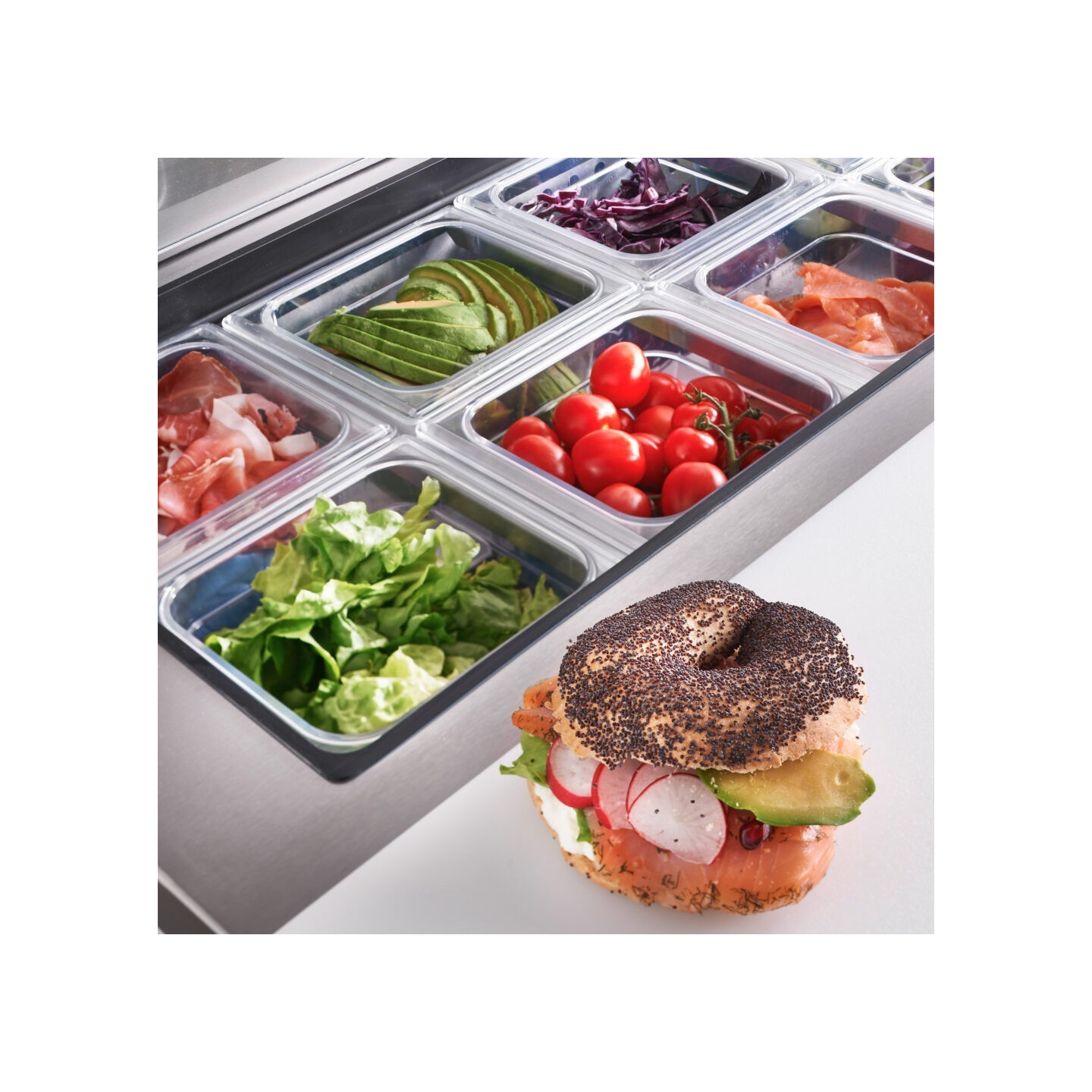 Table de préparation réfrigérée positive 24GN16 623L True-mondialchr.com