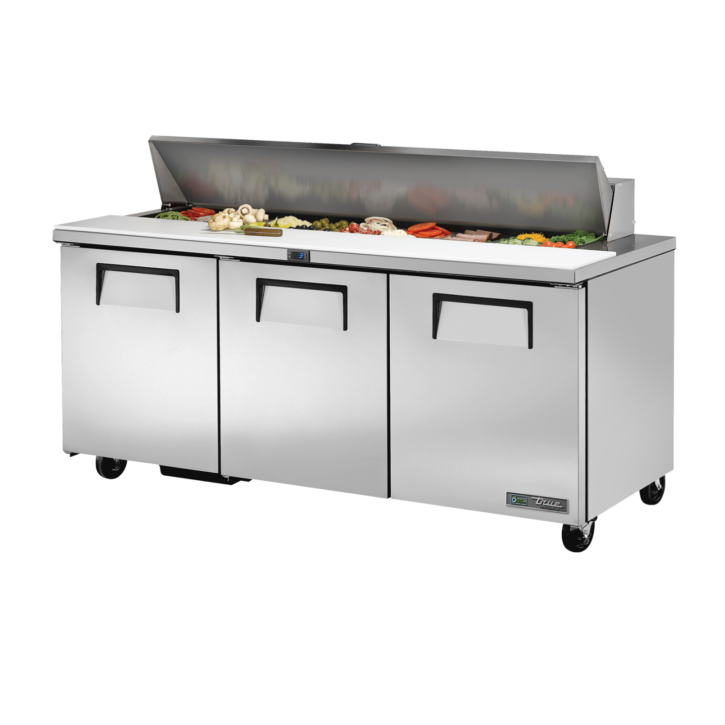 Table de préparation réfrigérée positive 18GN16 538L True-mondialchr.com