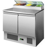 Saladette réfrigérée 2 portes