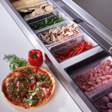 Meuble à pizza réfrigéré positif 9 GN1 3 583L True-mondialchr.com