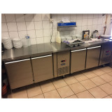 Table réfrigérée positive GN11 P700 2 portes 280L Atosa-mondialchr.com