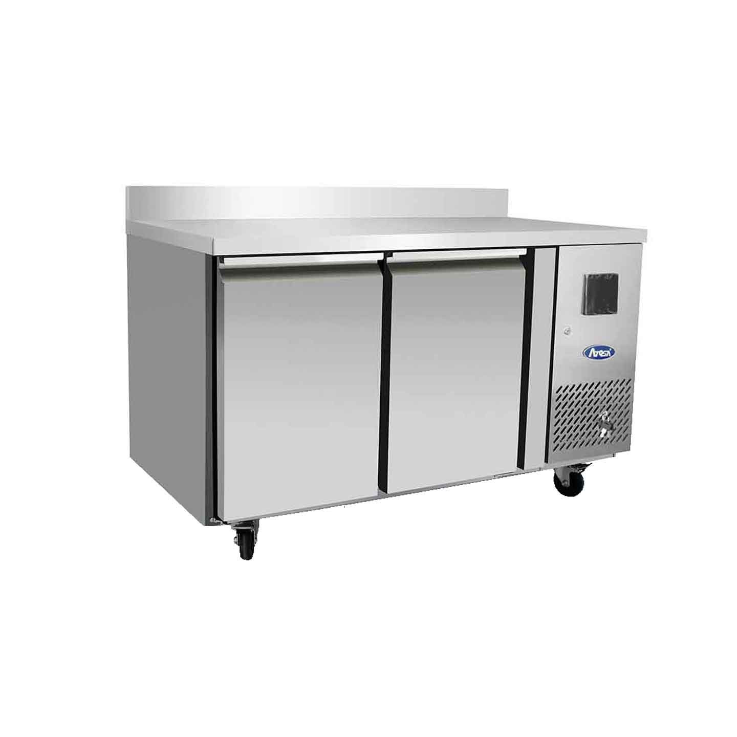 Table réfrigérée négative GN11 avec dosseret P700 280L Atosa-mondialchr.com