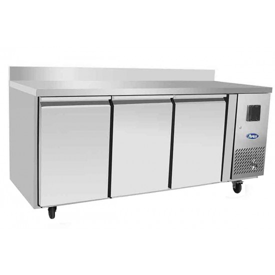 Table réfrigérée négative GN11 avec dosseret P700 420L Atosa-mondialchr.com