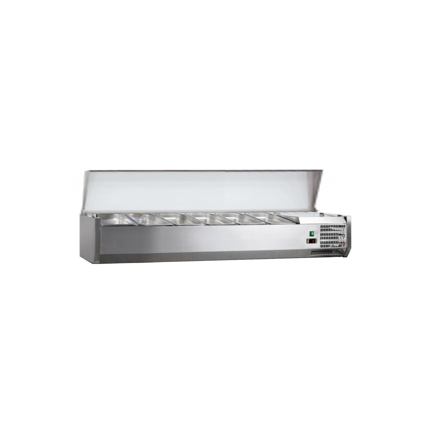 Kit réfrigéré à couvercle en inox 1500mm