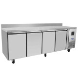 Table réfrigérée négative GN11 avec dosseret P700 560L Atosa-mondialchr.com