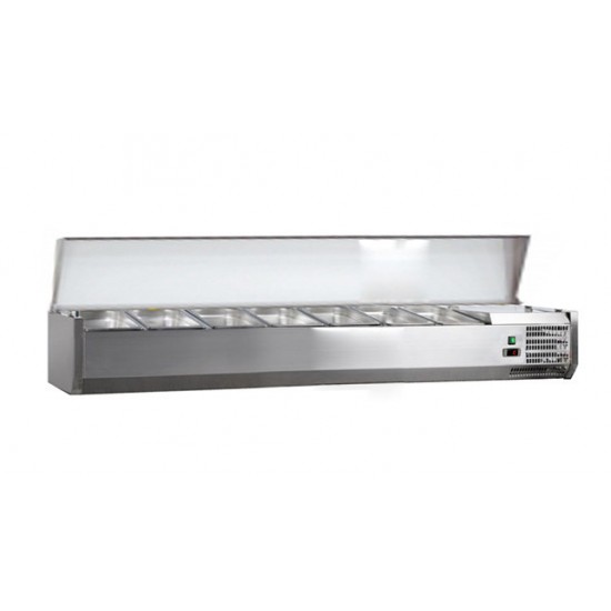 Kit réfrigéré à couvercle en inox 1600mm