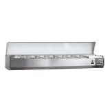 Kit réfrigéré à couvercle en inox 1600mm