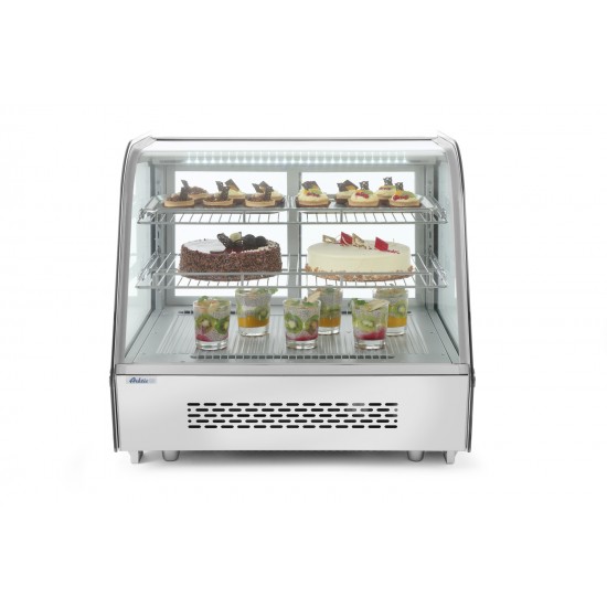 Vitrine réfrigérée de présentation pâtisserie 120L HENDI-mondialchr.com