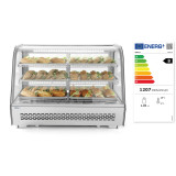 Vitrine réfrigérée de présentation pâtisserie 160L HENDI-mondialchr.com