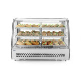 Vitrine réfrigérée de présentation pâtisserie 160L HENDI-mondialchr.com