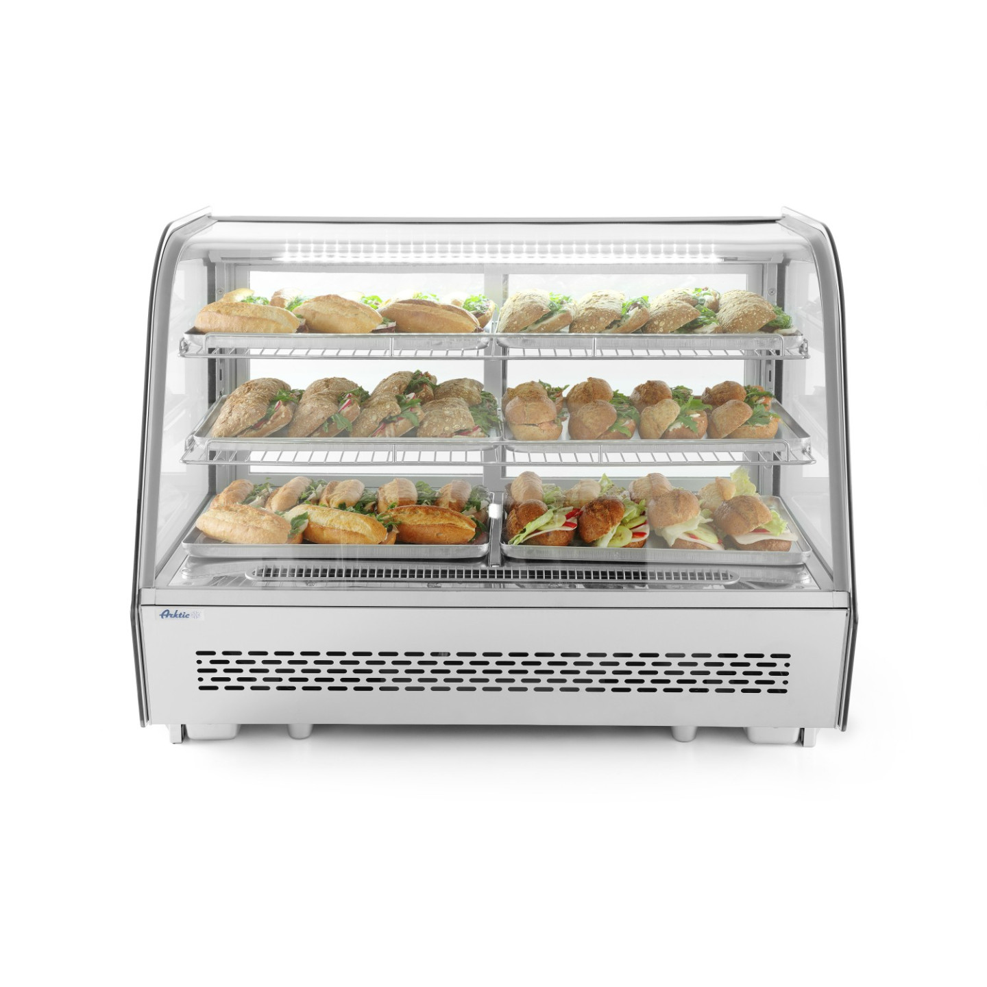Vitrine réfrigérée de présentation pâtisserie 160L HENDI-mondialchr.com