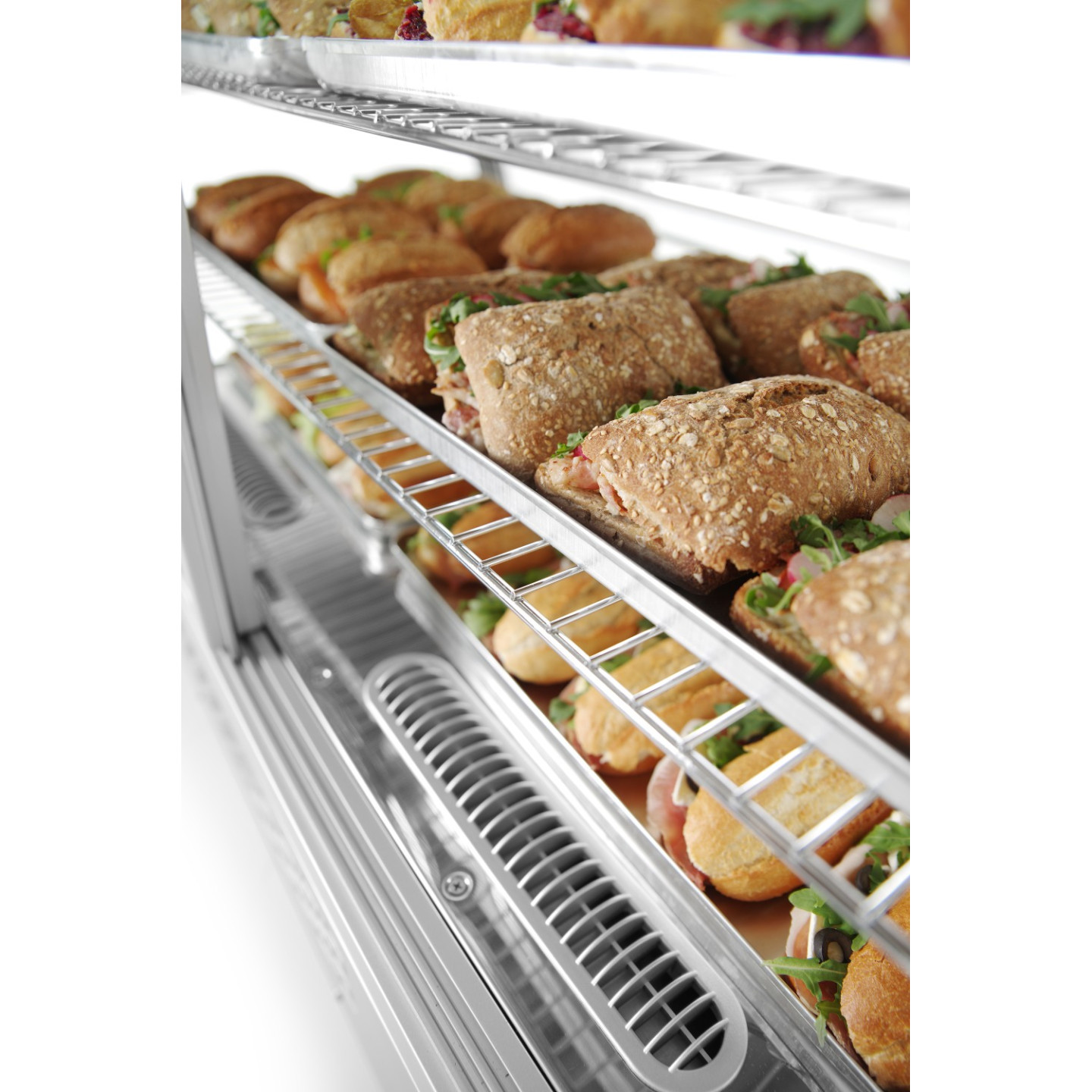 Vitrine réfrigérée de présentation pâtisserie 160L HENDI-mondialchr.com