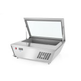 Vitrine de table réfrigérée 8xGN1 6 négative 77L HENDI-mondialchr.com
