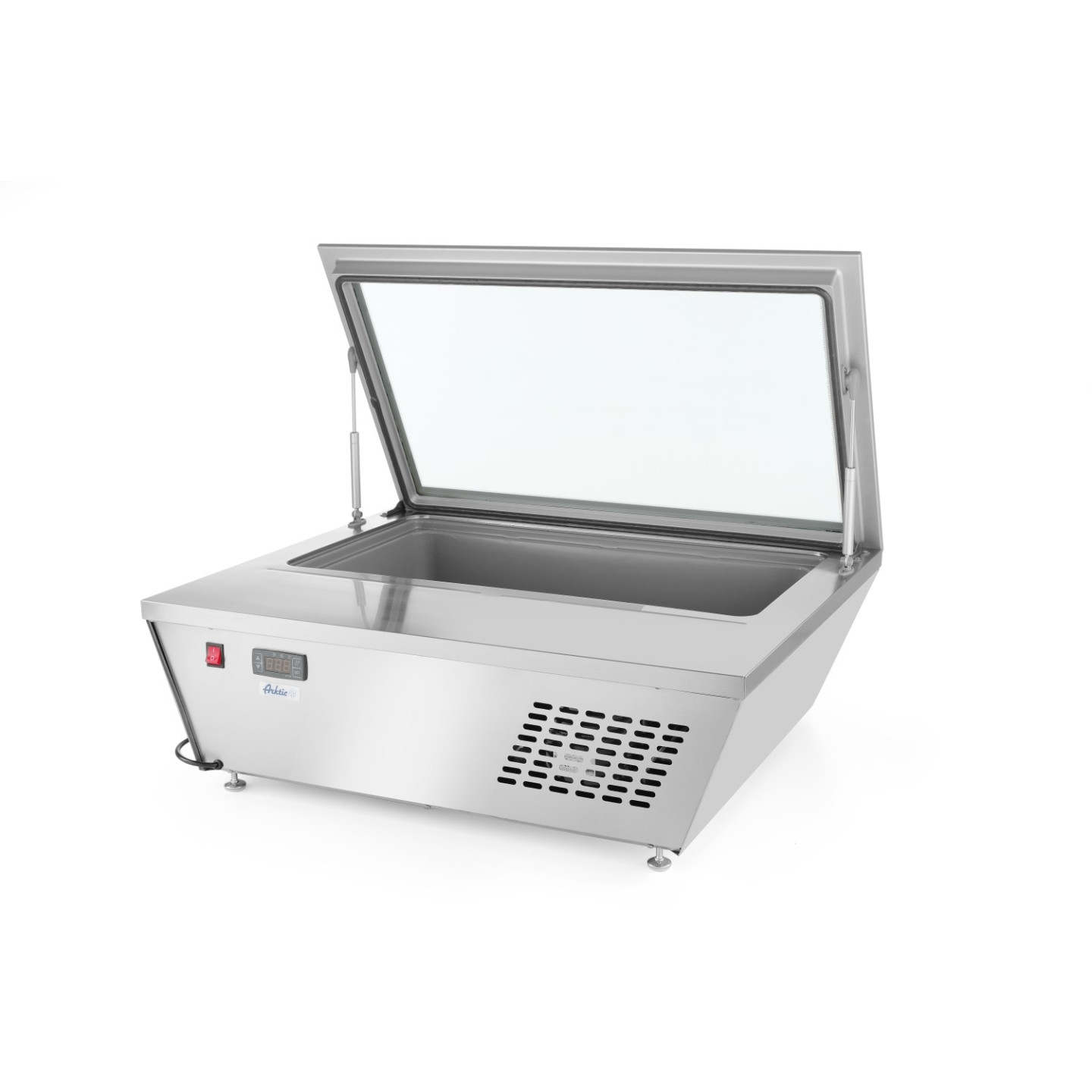 Vitrine de table réfrigérée 8xGN1 6 négative 77L HENDI-mondialchr.com