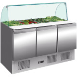 Saladette 3 portes avec pare-haleine
