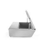 Vitrine de table réfrigérée 8xGN1 6 négative 77L HENDI-mondialchr.com