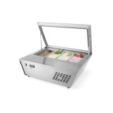 Vitrine de table réfrigérée 8xGN1 6 négative 77L HENDI-mondialchr.com