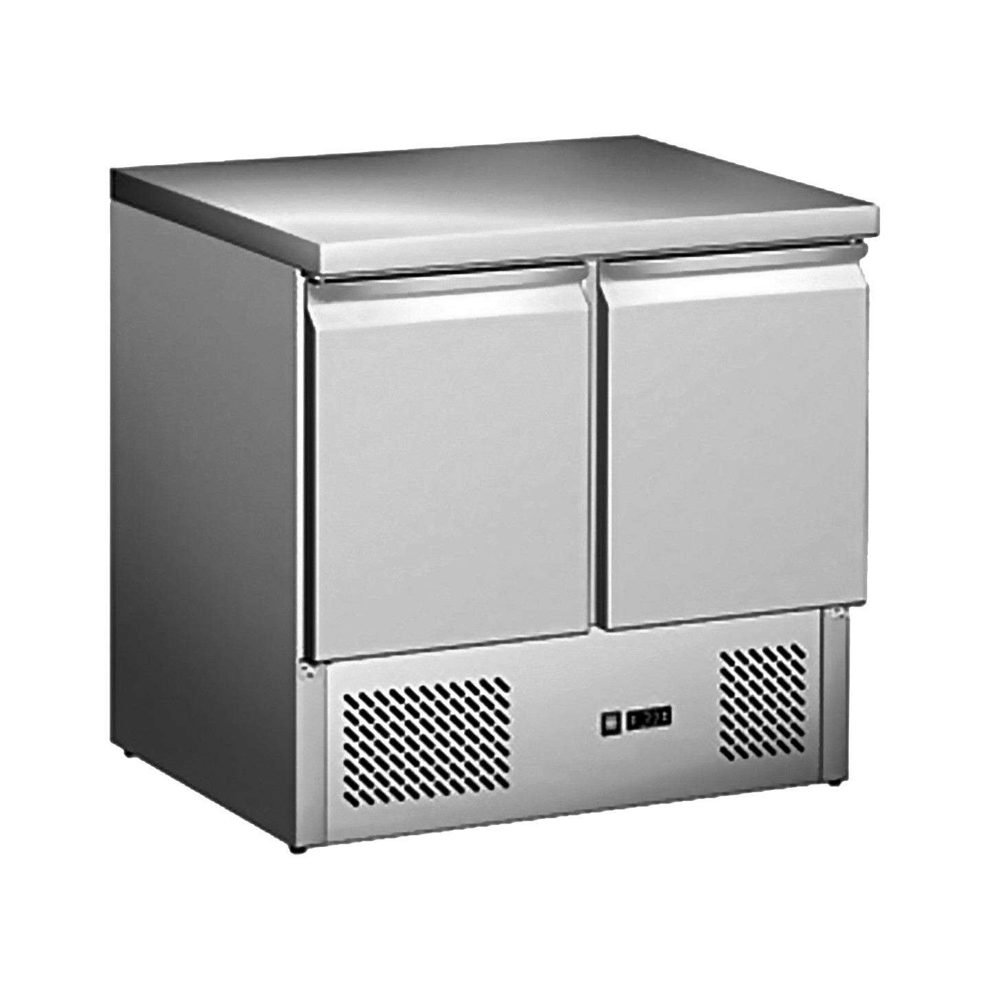 Saladette 2 portes dessus inox
