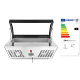 Vitrine de table réfrigérée 8GN1 6 positive 67L HENDI-mondialchr.com