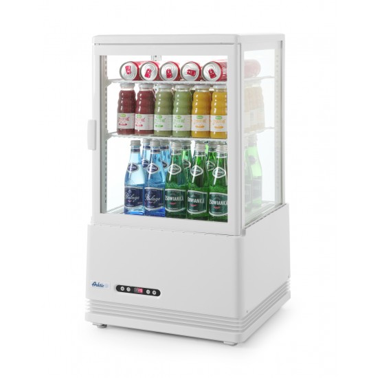 Vitrine de table réfrigérée 2 étagères 58L HENDI-mondialchr.com