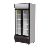 ARMOIRE A BOISSONS R290A, 580L, 2 P. BATTANTES