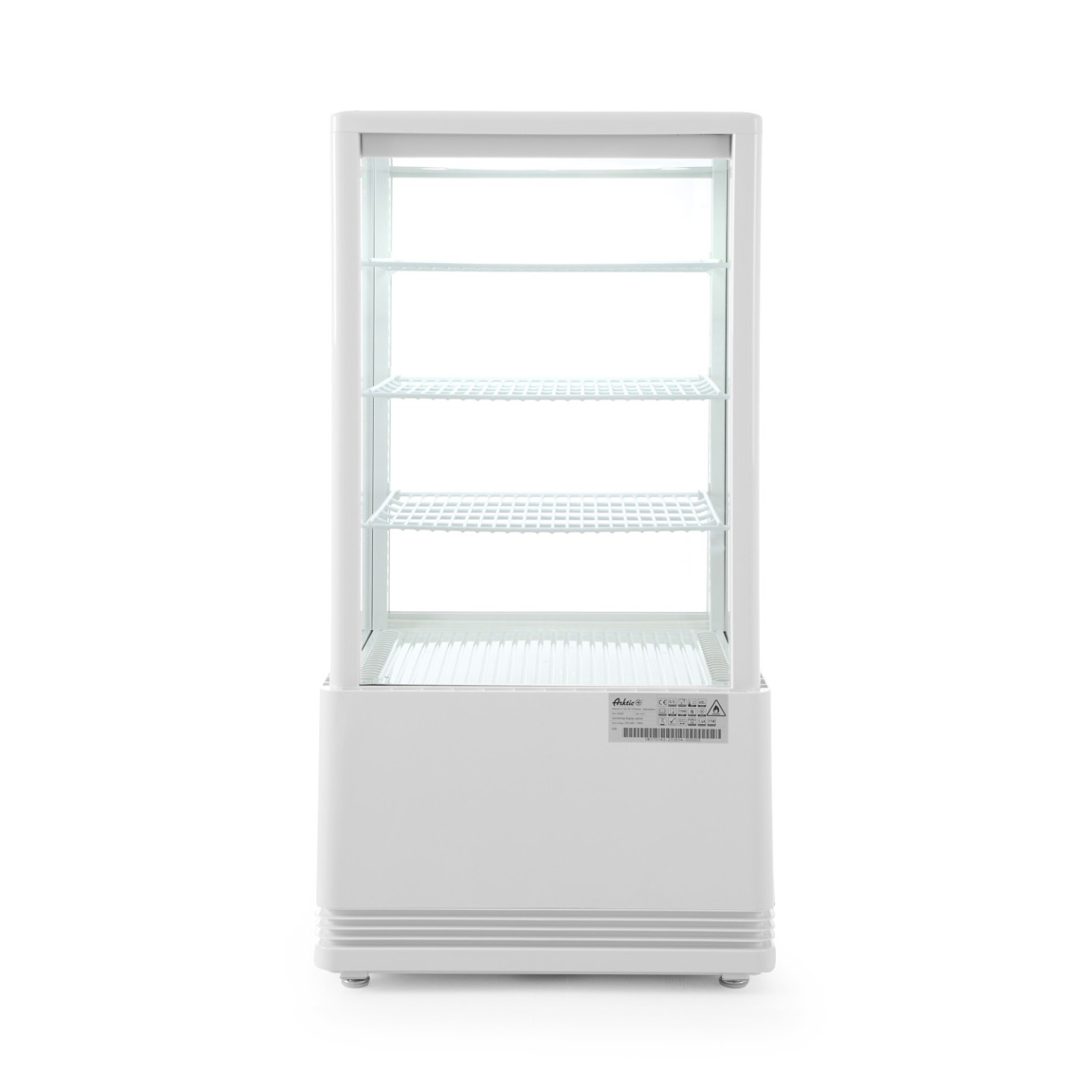 Vitrine de table réfrigérée positive 3 étagères 68L HENDI-mondialchr.com