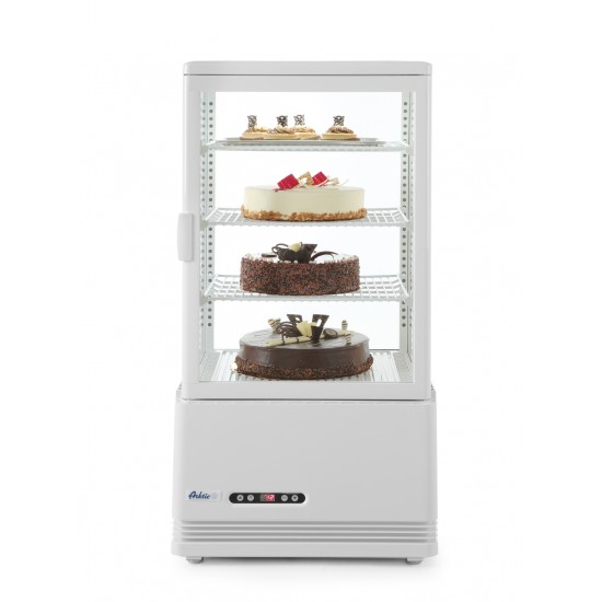 Vitrine de table réfrigérée positive 3 étagères 68L HENDI-mondialchr.com