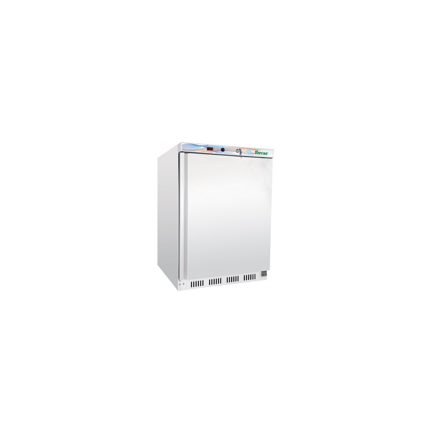 Armoire réfrigérée en laqué blanc intérieur en ABS 200L