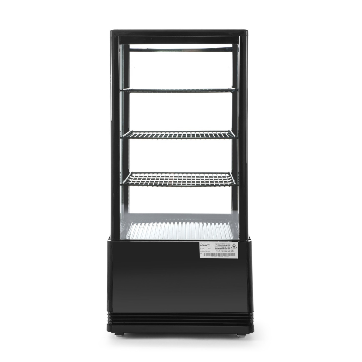 Vitrine de table réfrigérée positive 3 étagères 78L HENDI-mondialchr.com