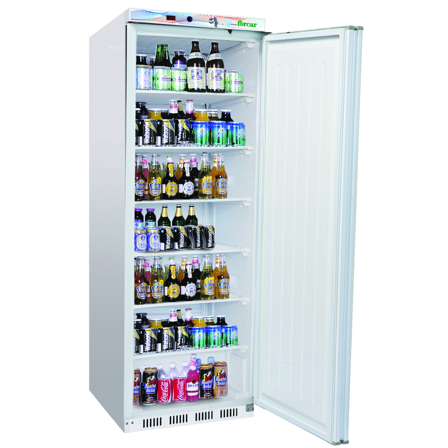 Armoire réfrigérée en laqué blanc intérieur en ABS 400L