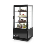 Vitrine de table réfrigérée positive 3 étagères 78L HENDI-mondialchr.com